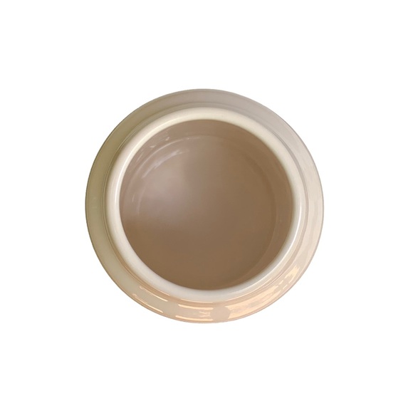 Rae Dunn WOOF Canister Dog Treat Jar White Black Letters Dimples NWT 2017 OG - Picture 7 of 14